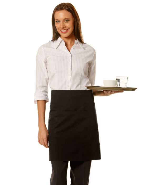 Short Waist Apron - 100% cotton canvas Thumbnail