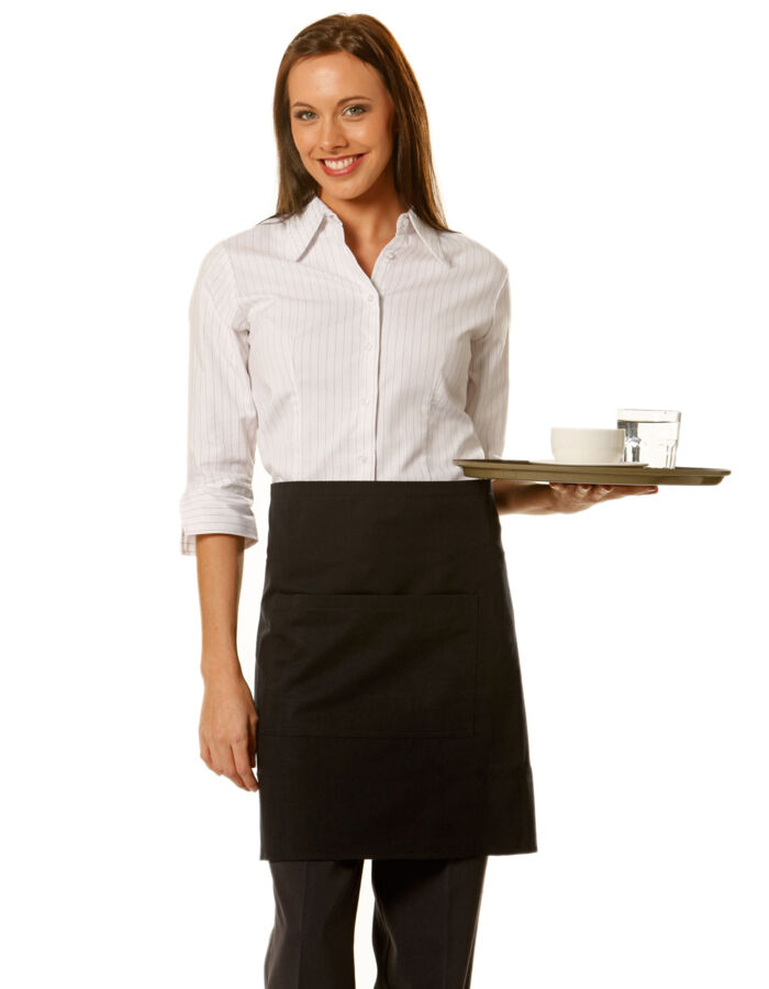 Short Waist Apron - 100% cotton canvas Thumbnail
