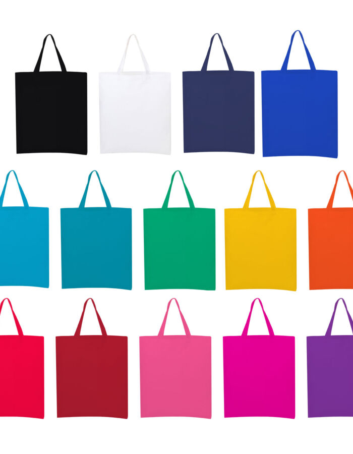 Coloured Calico Bag Short Handle Thumbnail