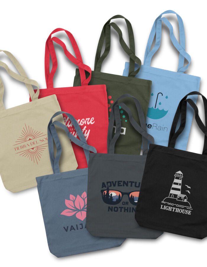123377 - California Canvas Tote Bag Thumbnail
