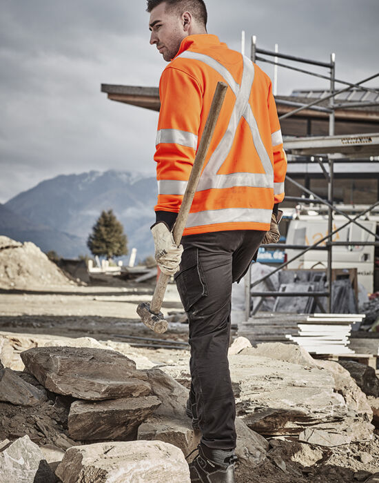 Unisex Hi Vis X Back Rail Jumper ZT660 Thumbnail
