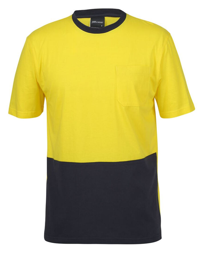 Hi Vis Crew Neck Cotton T-Shirt Thumbnail
