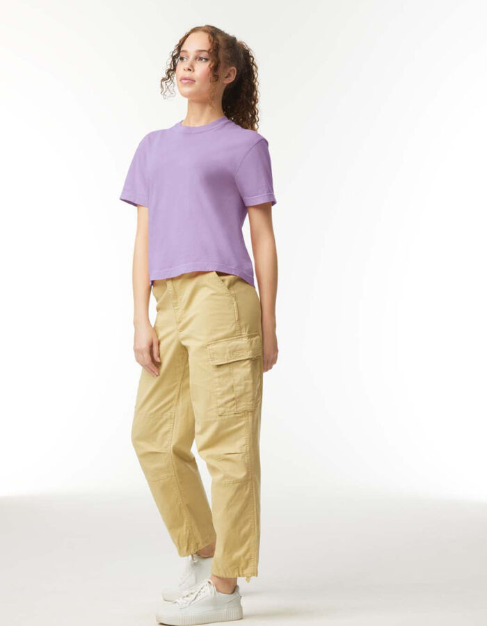 Womens Boxy Cropped T-Shirt Thumbnail