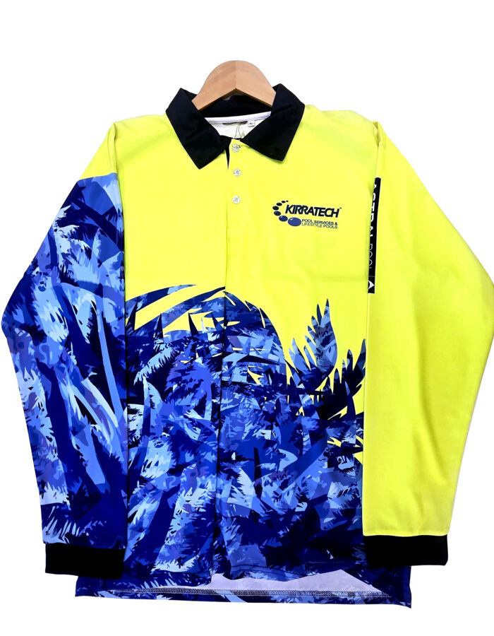 Sublimated Long Sleeve Polo Thumbnail