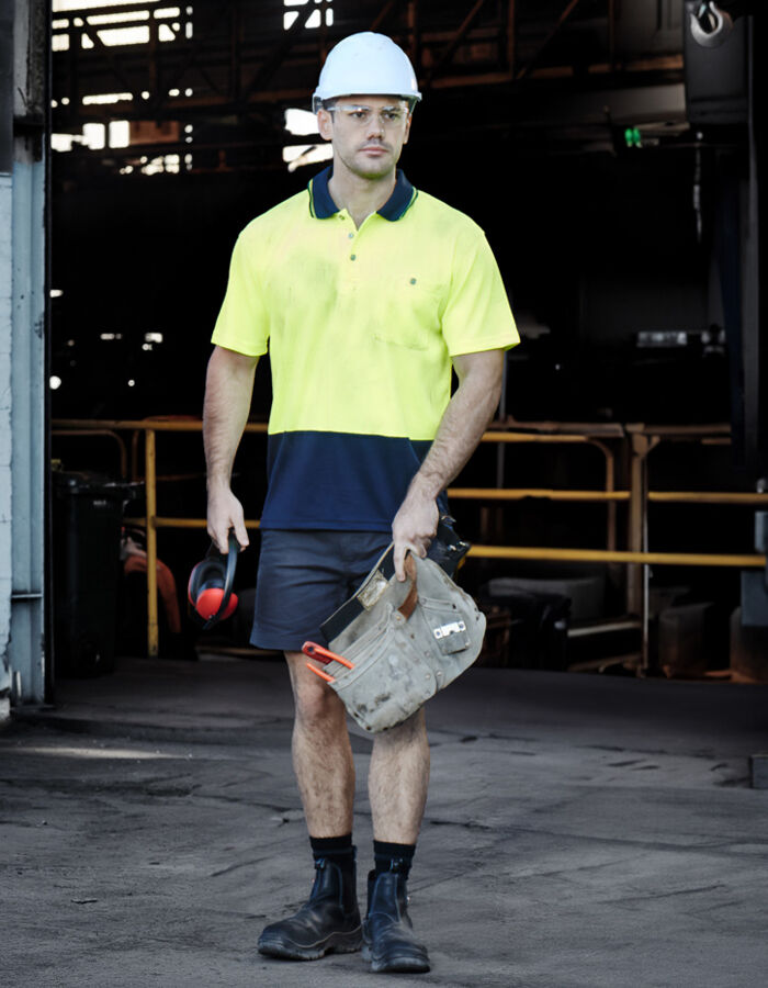 Unisex Hi Vis Basic Short Sleeve Polo Thumbnail