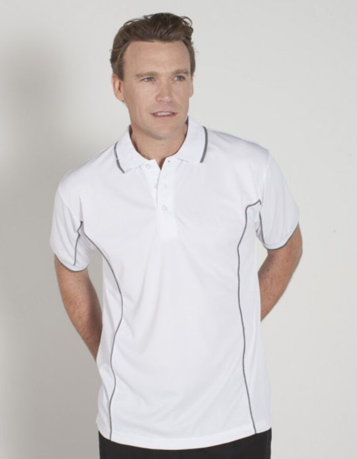 Mens S/S Piping Polo Thumbnail