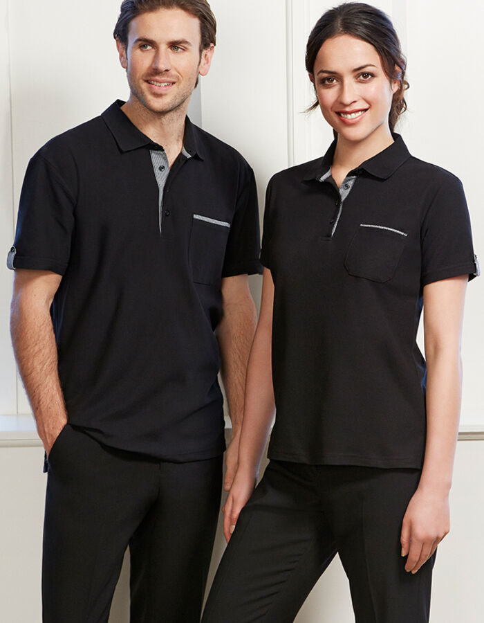 Biz Collection Men's Edge Polo Thumbnail
