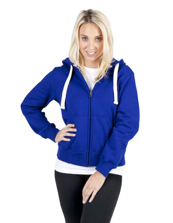 Ramo Ladies/Junior Heavy Zip Fleece Hoodie Thumbnail