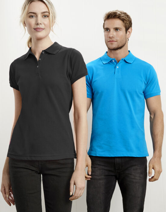 Mens Biz Collection Neon Polo Thumbnail