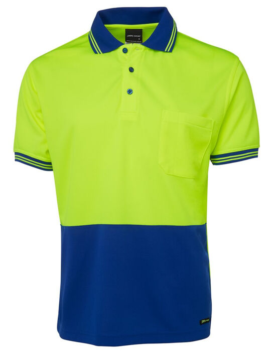 JB's Hi Vis S/S Cotton Back Polo Thumbnail
