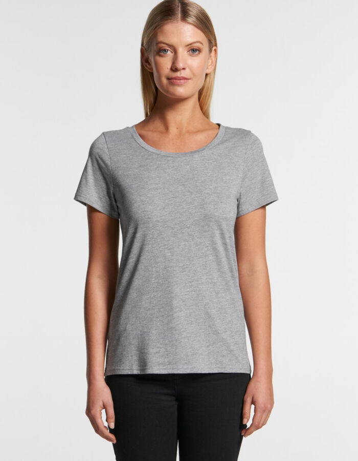 AS Colour Women's Shallow Scoop Tee - 4011 Thumbnail