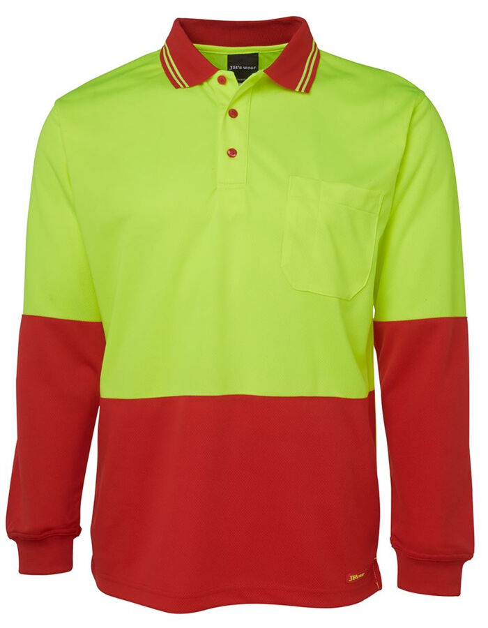 JB's Hi Vis L/S Trad Polo Thumbnail