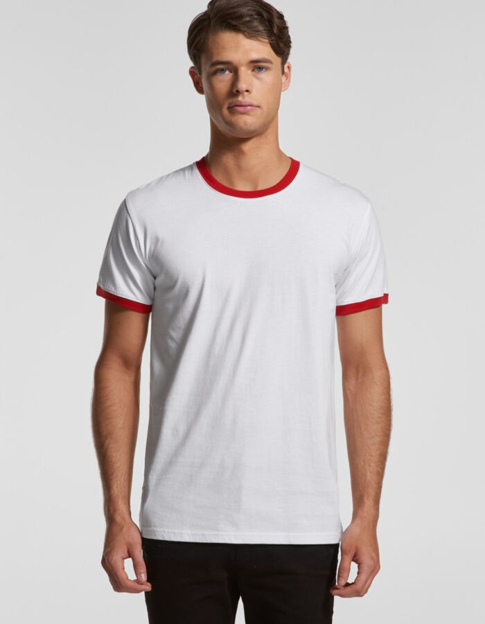 Mens AS Colour Ringer Tee 5053 Thumbnail