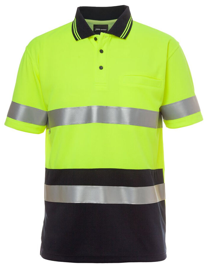 JB's Hi Vis Short Sleeve (D+N) Traditional Polo Thumbnail