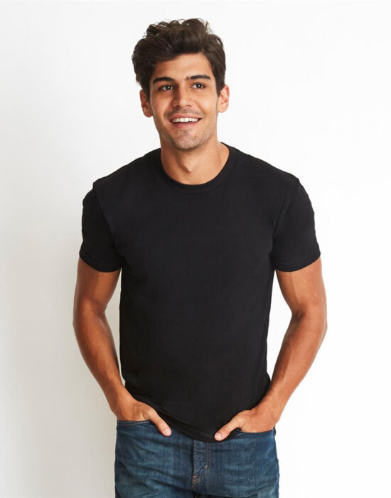 Next Level Mens Fitted Cotton T Shirt Thumbnail