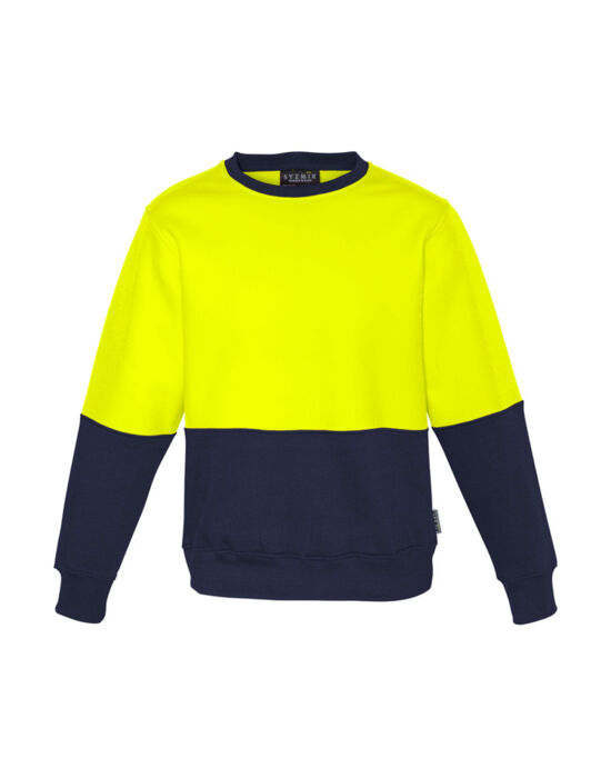 Syzmik Workwear Unisex Hi Vis Crew Sweatshirt ZT475 Thumbnail