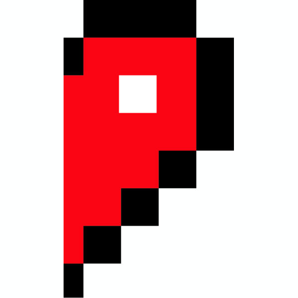 8 Bit Love Heart Right - Customisable Thumbnail